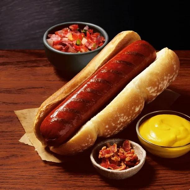 Hot Dog Bun with Sausage
